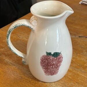 Ceramic water pitcher
